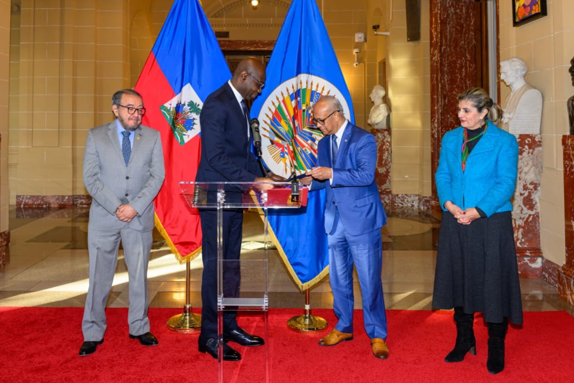 Jean Josué Pierre, nouvel ambassadeur d’Haïti à l’OEA